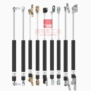 Gas spring hydraulic rod support rod telescopic pipe diameter 18 rod diameter 8 stroke 85mm center distance 225mm pressure 5 kg customized