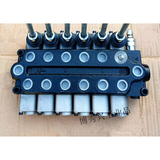 Hydraulic distributor zd-l112 manual reversing valve 1-6 joint single two-way control valve multi-way valve new 102 6-way 1 one-way 5 two-way