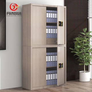 Danshi zhiyuan golden maple security cabinet data file cabinet steel storage cabinet fingerprint password lock thickened double section