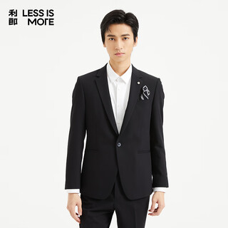 Lilang youth business men's wear shopping mall suit suit men's wool business suit two-piece set a4qxf91 black 170a