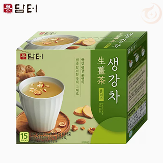 可局韩国丹特生姜红枣双和五谷南瓜粥玉米须茶决明子大麦袋泡茶花草茶 生姜茶一盒225g(15条)