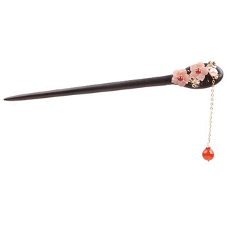 Jiangnan's first hairpin, black sandalwood tassels, chinese style palace handmade hairpin hair accessories, ancient style hanfu headdress