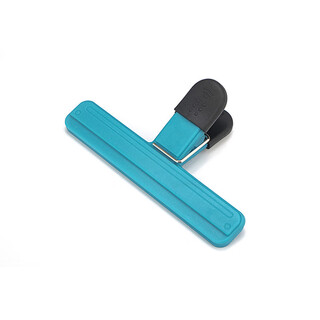 Junran strong plastic sealing clip food preservation plastic bag sealing food bag clip snack tea moisture-proof sealing clip large blue (2 pieces)