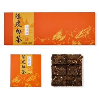 Boxin gold medal white high-end tea gift fuding white tea old white tea white tea tea cake white tea stick small square piece shanshui tangerine peel white tea cigarette stick 180g