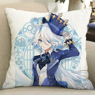 Chuangjingyi select funina pillow peripheral pillow original god water god funina god of justice doll doll second dimension birthday 9 50x50cm _rou2way