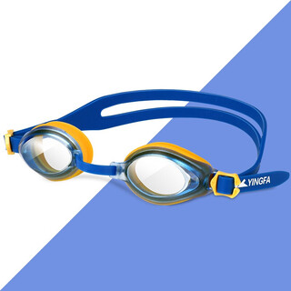 Yingfa children's swimming goggles for boys and girls colorful waterproof anti-fog high-definition anti-fog children's colorful swimming goggles for boys and girls j529af-04 blue
