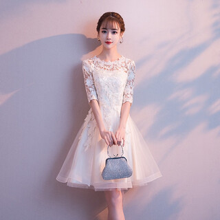 Seidler french small evening dress women's banquet 2025 new slim evening dress fairy fantasy bridesmaid dress