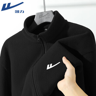 Warrior polar fleece and velvet sports jacket men's autumn and winter thickened warm jacket liner men's trendy jacket