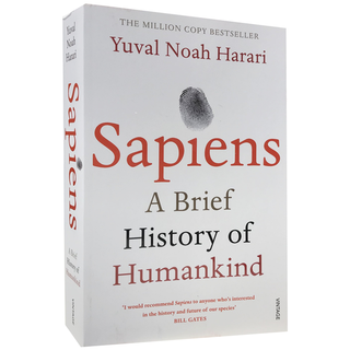 现货 人类简史 Sapiens: A Brief History of Humankind 从动物到上帝 英文原版书 世界通史以色列历史学家尤瓦 单本