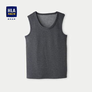 Hla heilan home vest men's velvet thickened bottoming sleeveless warm undershirt men huabd6w011a