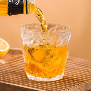 Ekaza ting glass men's and women's glacier cup tree pattern household japanese whiskey wine juice cup high-looking ins style cup