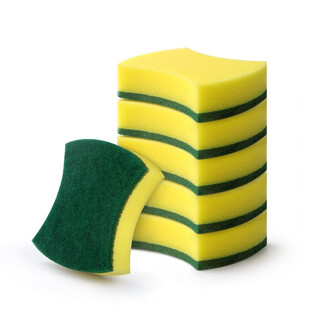 Saga sponge scouring pad dishwashing pot kitchen cleaning rag