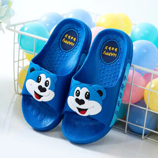 Barbie cartoon astronaut children's slippers boys' slippers 6-12 years old non-slip outer wear bathroom soft bottom girls parent-child slippers biddy cat/blue 36-37 suitable for feet length 21cm