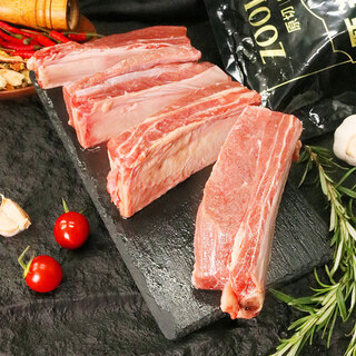 ZOOLII 带骨牛肋排 1.2kg 烧烤炖煮食材 生鲜牛肉