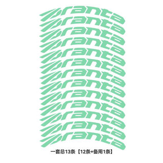Chuangjingyi chooses suitable ad350 stickers for road bikes xidesheng ad350 clothing stickers road wheel set stickers bicycle tires k47-bianchi green (two tires, 13 in total)