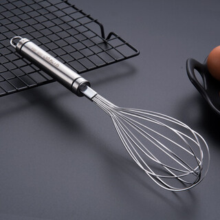 Durable manual egg beater 304 stainless steel household egg beater cream whipper baking egg white separator 304 egg beater