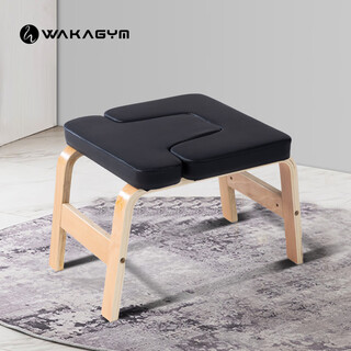 Wakagym multifunctional yoga inversion machine inversion stool wooden professional core strength assist chair home fitness artifact multi-layer board black