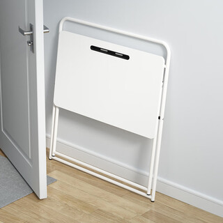 Skaan folding desk simple home office writing study small table bedroom bedside laptop table folding table m size 80x48cm white (no installation required)