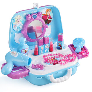 Disney girls toys children's day gifts for children play house toys girls dressing dressing table frozen toys makeup makeup backpack birthday gifts