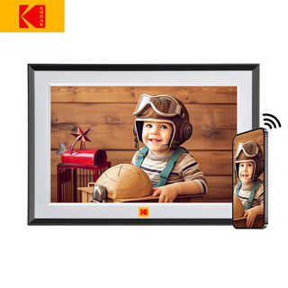 柯达（Kodak）1018 电子相册10.1/15.6英寸高清数码相框摆台触摸屏智能照片播放器结婚礼物纪念 （1018）10.1英寸）黑色