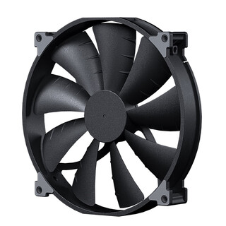 Phanteks wind chaser f200sp all black high air volume version 20cm chassis cooling fan 4pin pwm (high air volume/hydraulic shaft/30mm thickened/low noise/shock absorbing pad)
