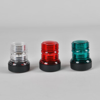 Marine led signal light, ship navigation light, marine anchor light, white all-round light, yacht signal light, led signal light, red, always on