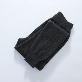 Ordo city pure cashmere pants men's warm pants wool pants women's leggings thickened high waist large size men's dark gray medium thick style l