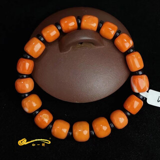 Shimao taiwan coral bracelet momo drum bead bracelet barrel bead bracelet can be worn by men and women