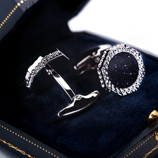 Urban take creative gift sunflower cufflinks men's simple fashion light luxury customized advanced french shirt cuff buttons silver style