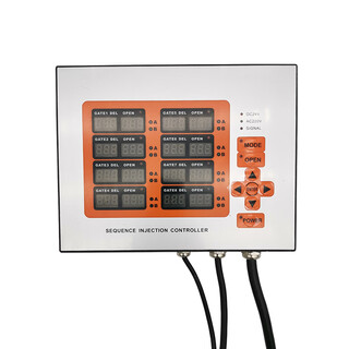 Yue changsheng hot runner timing controller sequential oil valve air valve universal 8 sets of mold injection needle valve time controller 8 sets of integrated oil valves