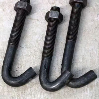 Vibrating screen screw hook mine screen bolt accessories mine vibrating screen accessories hook foot screen screw m12*140200 set