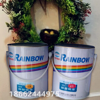 Taiwan hongpai 105 alkyd enamel paint various colors anti-rust paint pipe red equipment paint designated color 18l and above