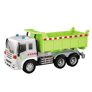 Literary large inertial engineering vehicle set dump truck boy toy beach truck truck model children's toy car medium dump truck green