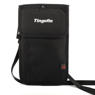 Lnga landgre anti-theft travel passport bag, multi-functional document storage bag, waterproof passport holder, rfid anti-scanning, black anti-theft document bag