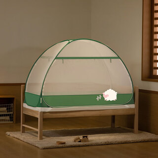 Customized 2024 new cartoon baby bed mosquito net baby installation-free yurt splicing bed children's small mosquito net lamb 0.6*1.2m bed