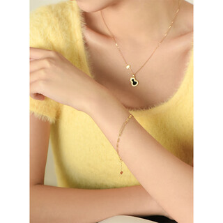 Nanzhi korean popular 10k gold bracelet for women 2023 new trendy personalized car flower ring square color gold hand jewelry gift