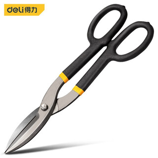 Deli industrial grade american iron scissors stainless steel metal wire scissors keel scissors tin scissors american iron scissors 12 inches dl25912