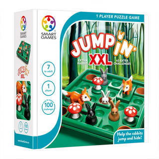 Smart games bunny jumping deluxe edition children's educational toy 7 years old - adult children's day preferred gift bunny jumping deluxe edition