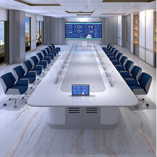 Paint paperless conference table smart large conference table rectangular lift display conference table long table color and size customization