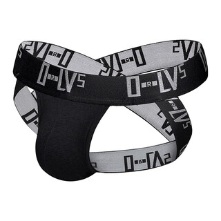 Sexy and interesting double-butt underwear for men with cross-belt t-pants gay gay thong underwear for men in m black