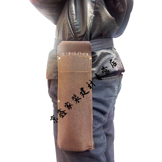 Welding thickened cowhide electrode bag for welders working at heights, welding rod pocket tool bag, strong welding rod box