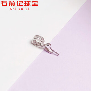 Fat donglai same style 18k gold pendant buckle head small jade pendant buckle silver plated 18k gold buckle diy silver s925 buddha male oblique hole white gold