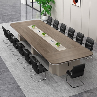 Chuangli large conference room conference table negotiation desk long table 2.4*1.2 meters single table