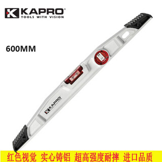 Kapro930 solid curved level high-precision paving and decoration die-cast aluminum fall-resistant plasterer white knockable solid cast aluminum 60cm