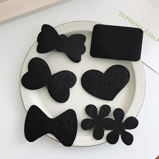 Morning star sticky bangs post female broken hair magic stickers simple black magic adult hair sticky headwear artifact internet celebrity new mixed 6-piece set