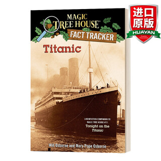 
Titanic MTHFT#7 English original version Magic Tree House Encyclopedia Series 7 Titanic English version Imported English original books Lansi Reading Index 680L