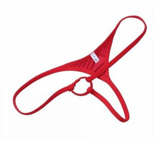 Pleasing sexy underwear men's low-waisted sexy underwear ebay men's briefs thong men's white one size