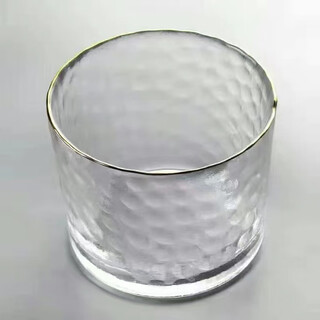 Jiaside sake jug set glass rice wine warmer hot wine jug household one or two white wine glasses hammered edge household japanese style gold edge wine jar