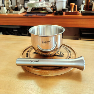 Chockmen zhuo deming 18/10 stainless steel garlic pounder chinese medicine spice grinder garlic jar household baby food supplement pounding cup