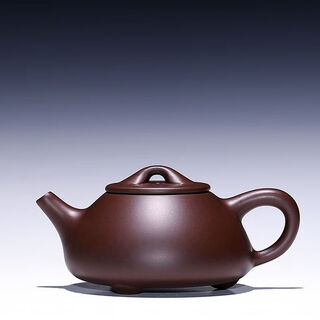 Runpeng zisha teapot, clear cement large-capacity teapot, tea set, purple mud stone scoop pot 250ml 250ml